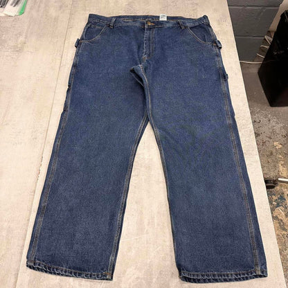 Denim carpenter skate jeans W42L30 loose Key cargo trousers patch logo