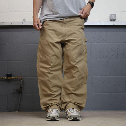 Carhartt baggy cargo pants wide leg khaki Loose skate style carpenter work pants