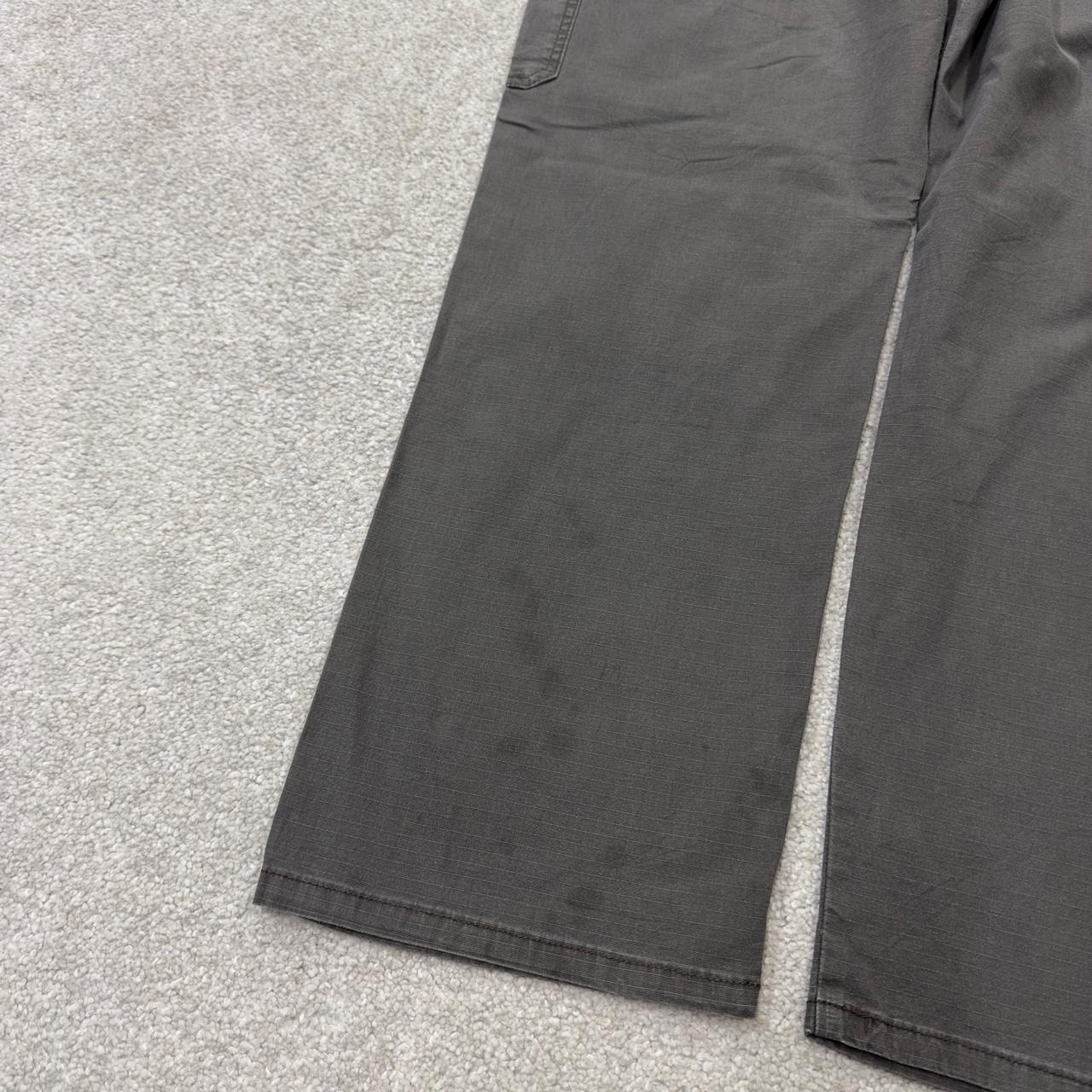 Wrangler cargo pants y2k grey W33L30 relaxed fit skater work utility pants