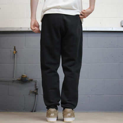 Y2k black Adidas joggers L loose casual sweatpants embroidered logo