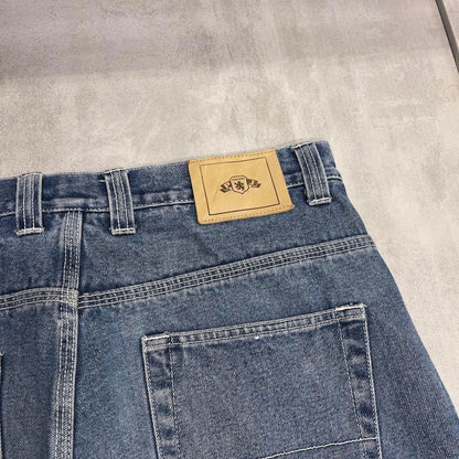 Extra baggy blue PJ Mark jeans W36L32 y2k style wide loose wide leg denim skate pants