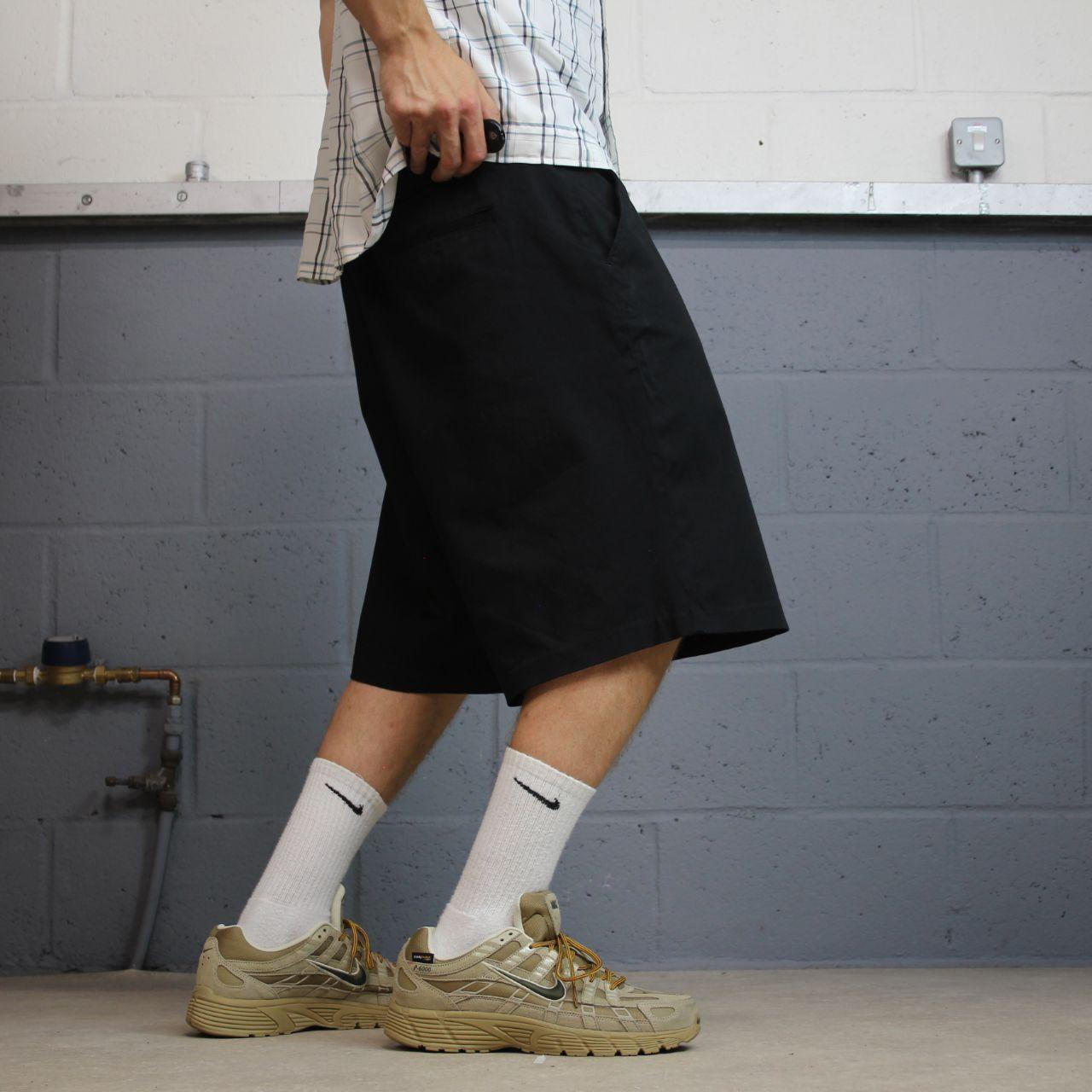 Dickies chino shorts y2k summer black Chino style skater shorts loose leg festival