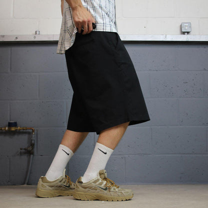 Dickies chino shorts y2k summer black Chino style skater shorts loose leg festival