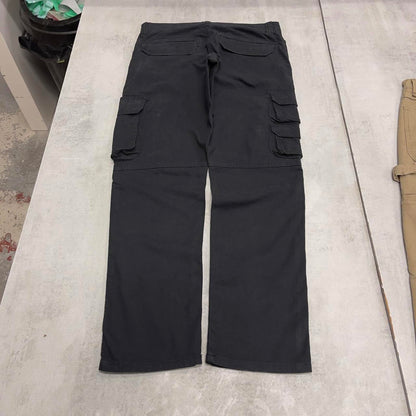 Mens black Wrangler cargo trousers W32 L30