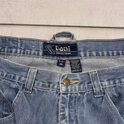 Blue baggy Karl Kani carpenter shorts W36