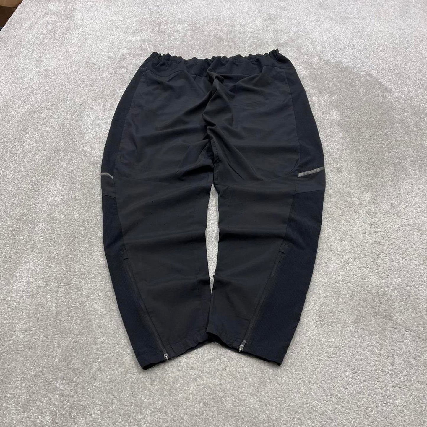 Y2k Adidas tracksuit bottoms black Drawstring waist print logo gym running track pants