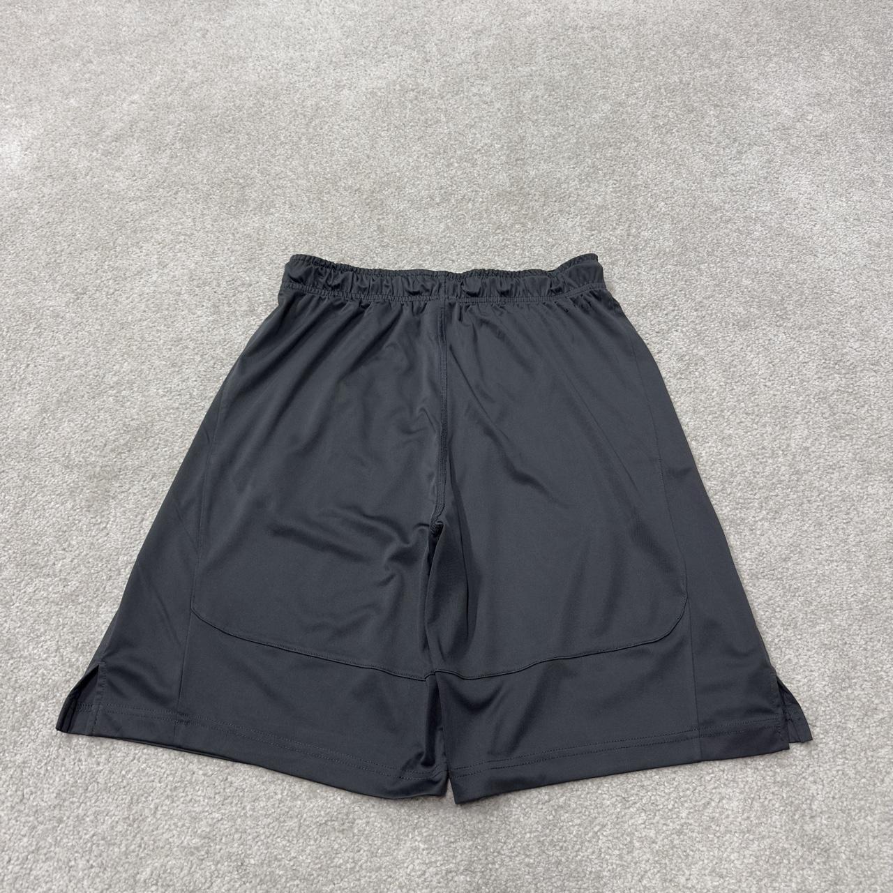 Nike sports shorts y2k loose grey Swoosh logo Dri-Fit comfy floaty summer gym shorts