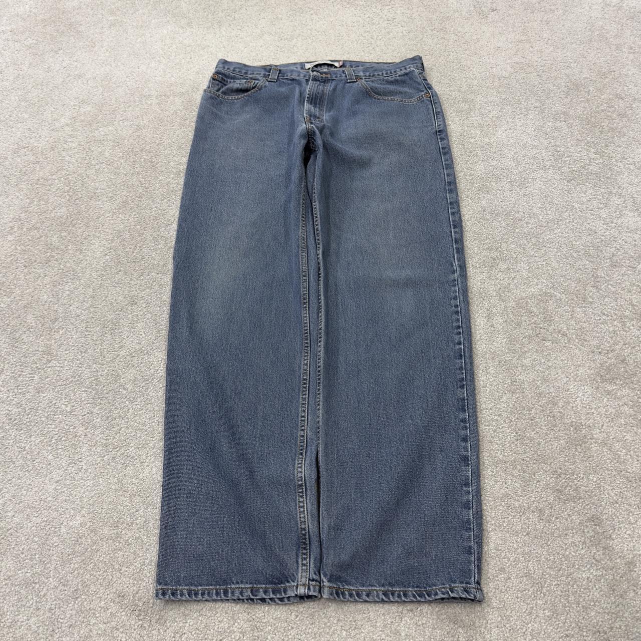 Levi’s 550 jeans y2k W36L32 blue denim Levi’s loose straight leg relaxed fit red tab logo pants