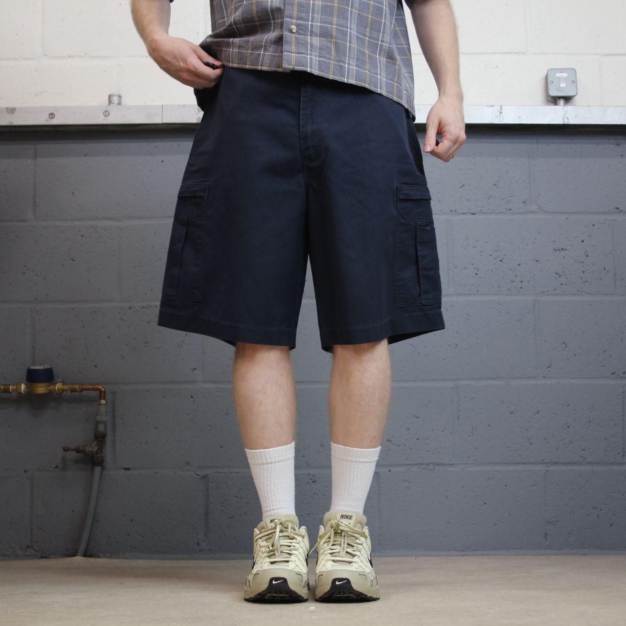 Dickies baggy cargo shorts y2k navy Loose flex chino summer skater shorts