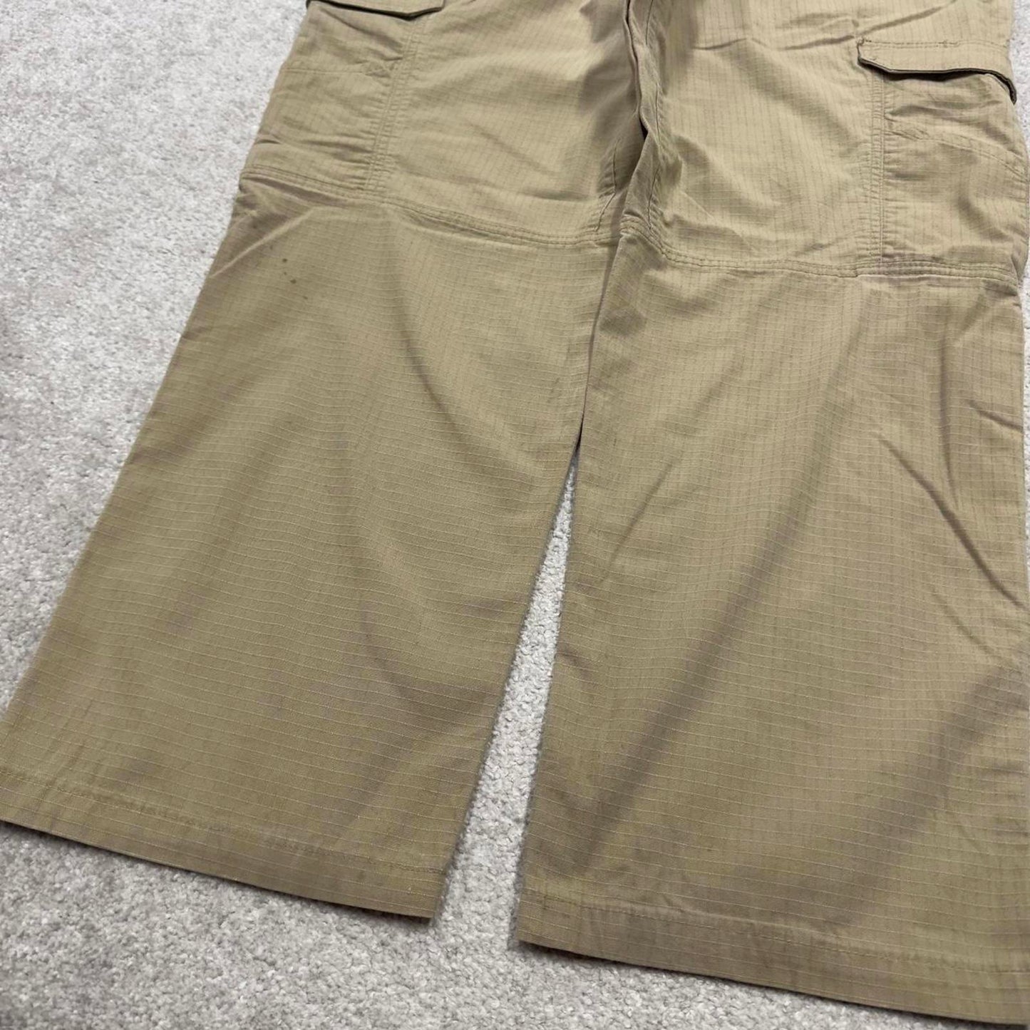 Carhartt cargo skater pants W42 L30 mens tan relaxed 90s style cargos