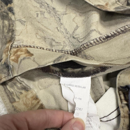 Y2K baggy camo cargo pants khaki XL Loose floaty Commander hunting camouflage trousers