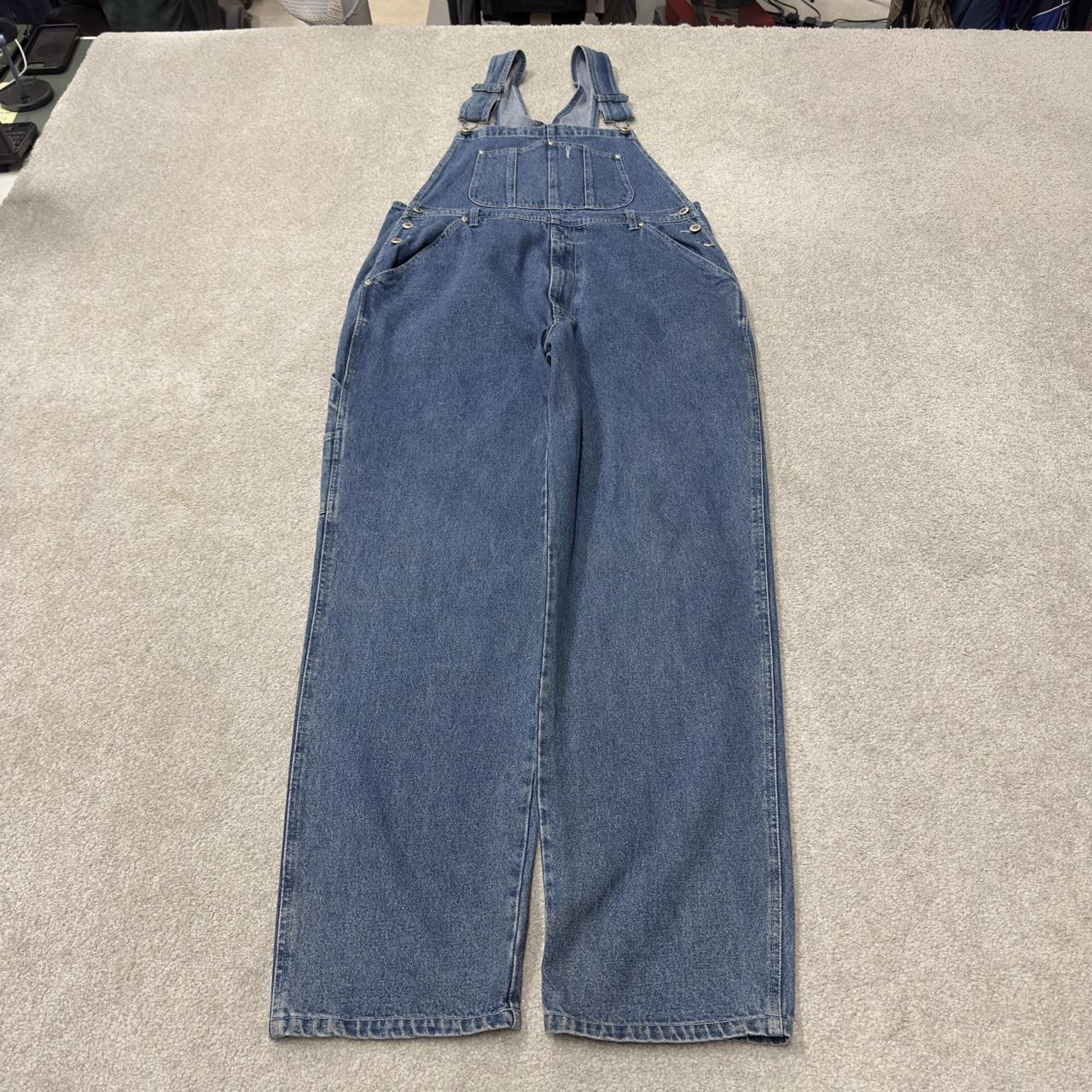 Vintage denim dungarees 00s Nevada overalls blue perfect festival or skate wear