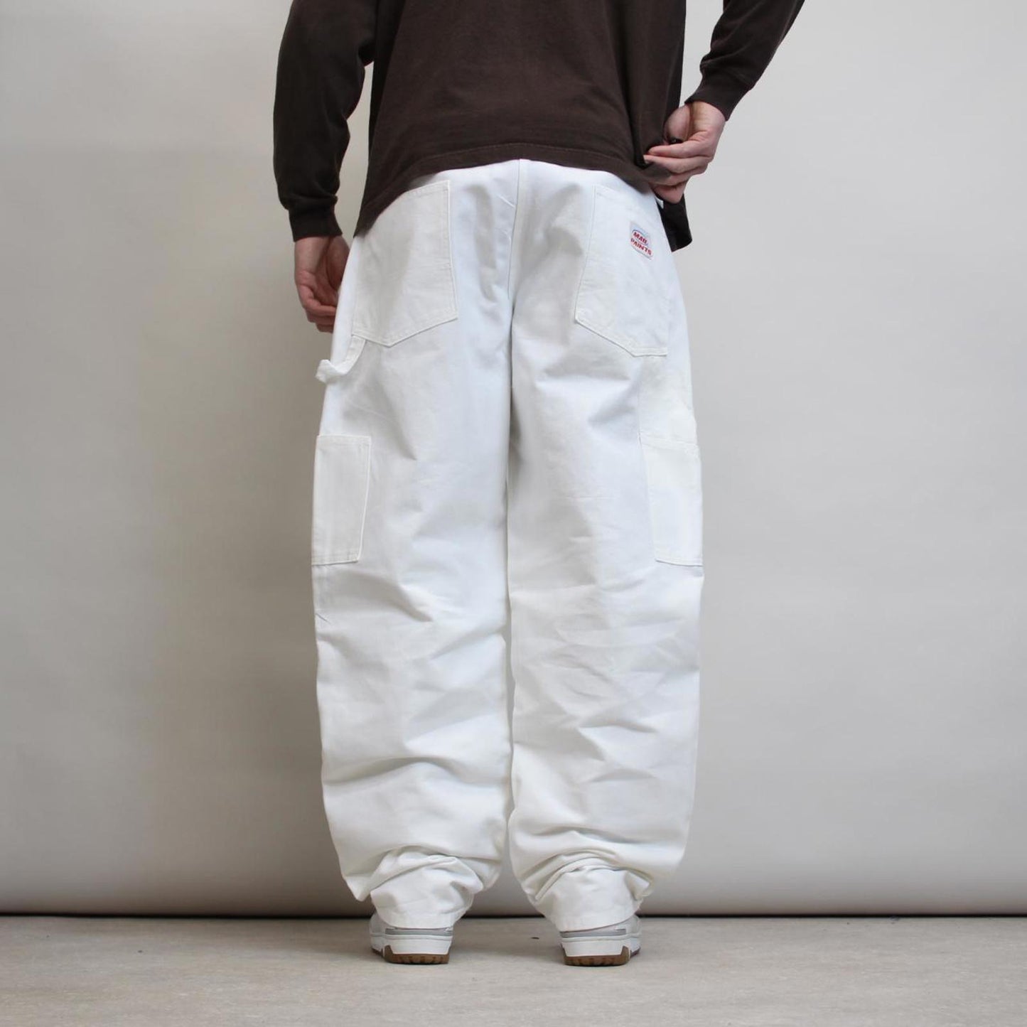 White carpenter pants W40L34 loose skater style cargos