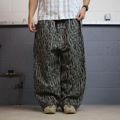 Vintage Realtree baggy camo pants XXXL grey Goretex Woolrich waterproof trousers