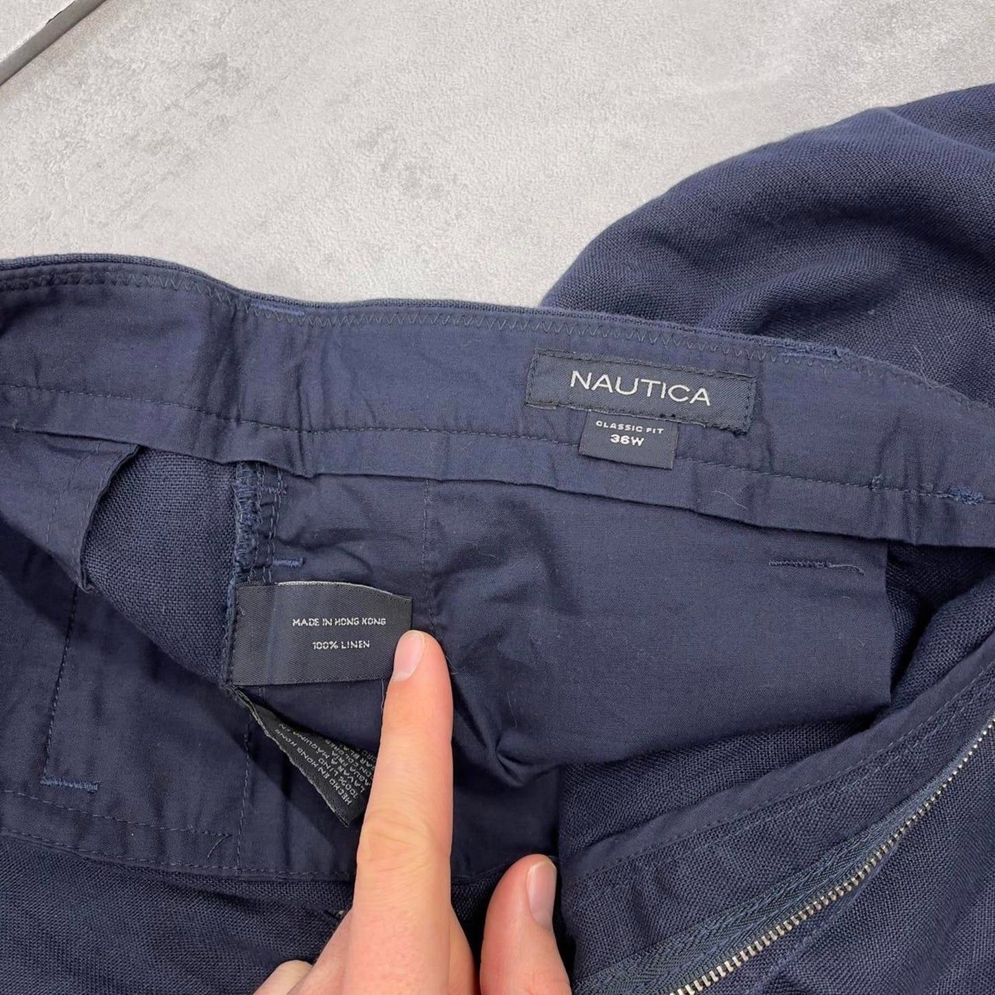 Mens Nautica Linen shorts W36