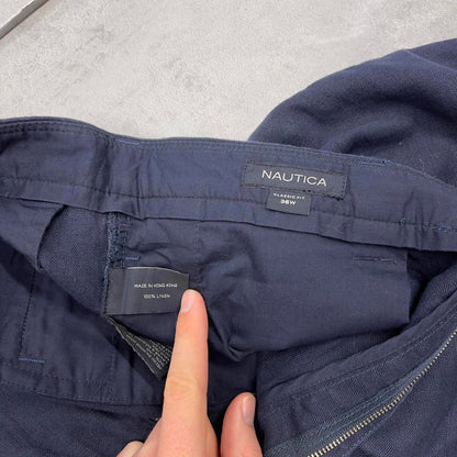Mens Nautica Linen shorts W36