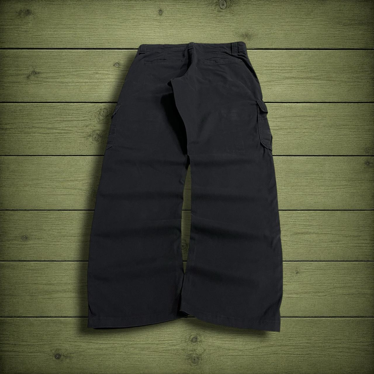 Wrangler cargo pants relaxed fit y2k black Comfy chino style skate work trousers