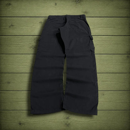 Wrangler cargo pants relaxed fit y2k black Comfy chino style skate work trousers
