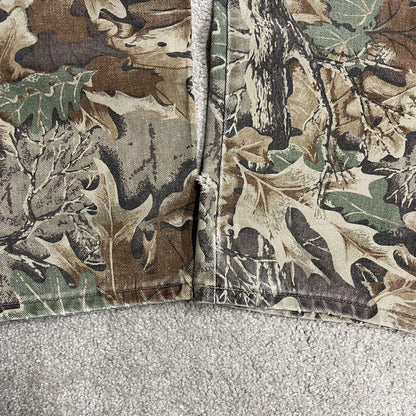 Wrangler camo jeans Y2K khaki Straight leg advantage Realtree forest camouflage pants