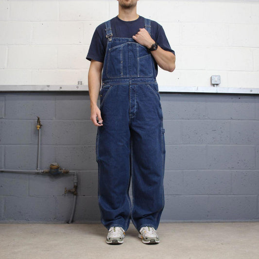 Vintage GAP dungarees W38L32 blue mens denim overalls