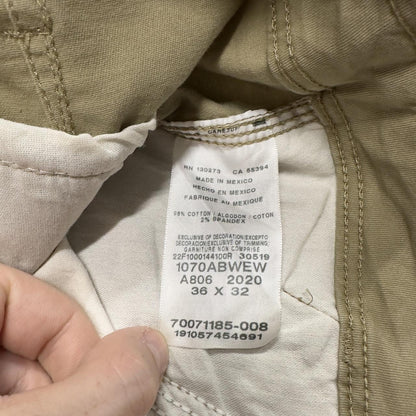 Wrangler cargo pants y2k khaki W36L32 Straight leg skater work pants