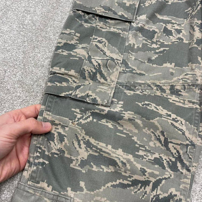 Vintage y2k U.S. Air Force camo cargo pants Green Loose camouflage utility trousers