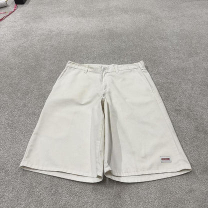 Dickies carpenter shorts long leg white Twill chino skater style shorts loose long leg