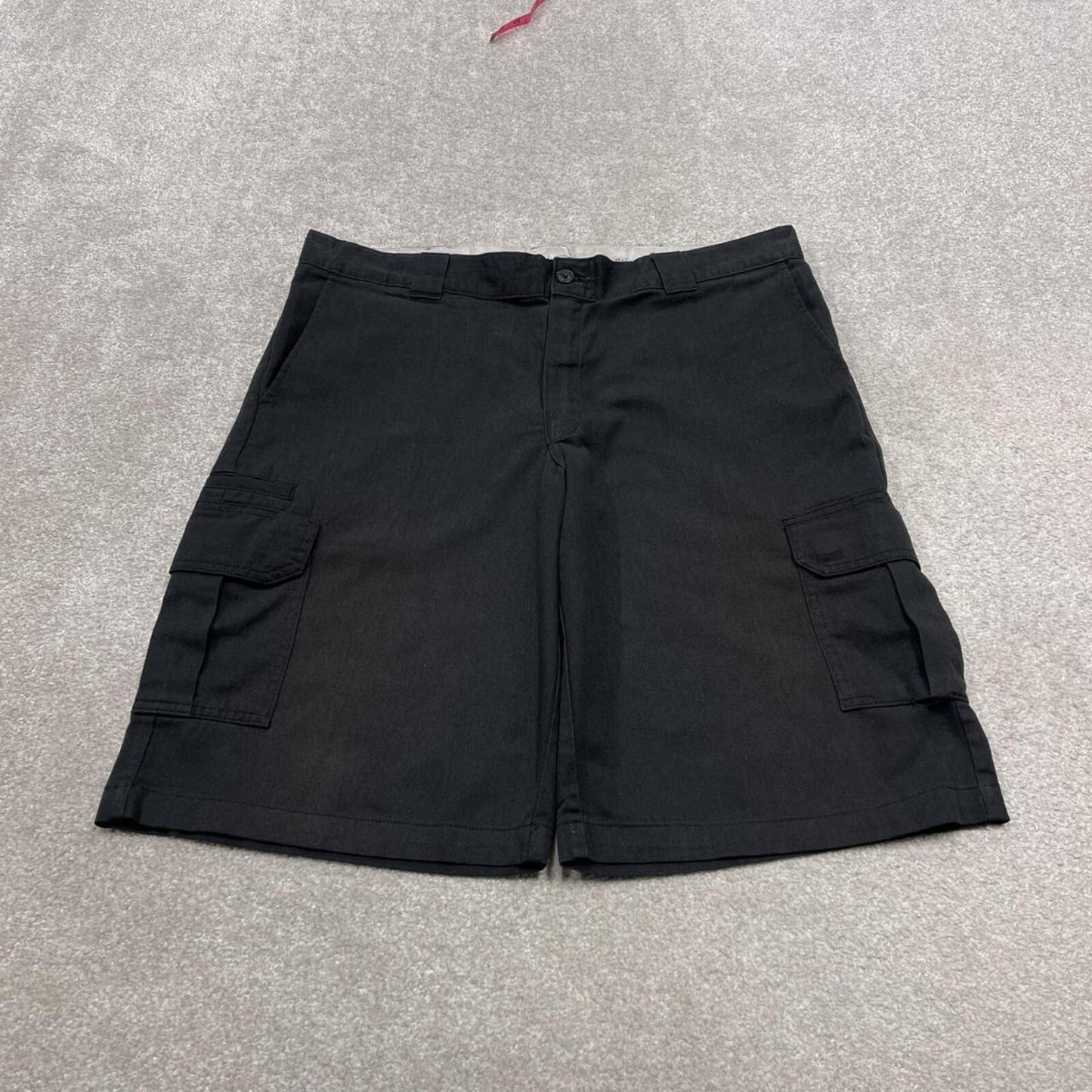 Dickies baggy cargo shorts chino black Twill skater style shorts wide loose leg