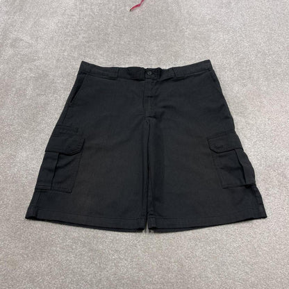 Dickies baggy cargo shorts chino black Twill skater style shorts wide loose leg