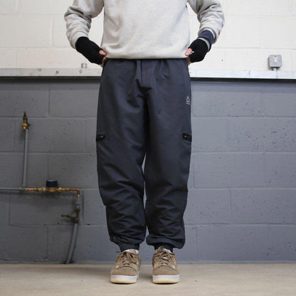 00s Reebok tracksuit bottoms grey Large loose y2k style joggers track pants trackies