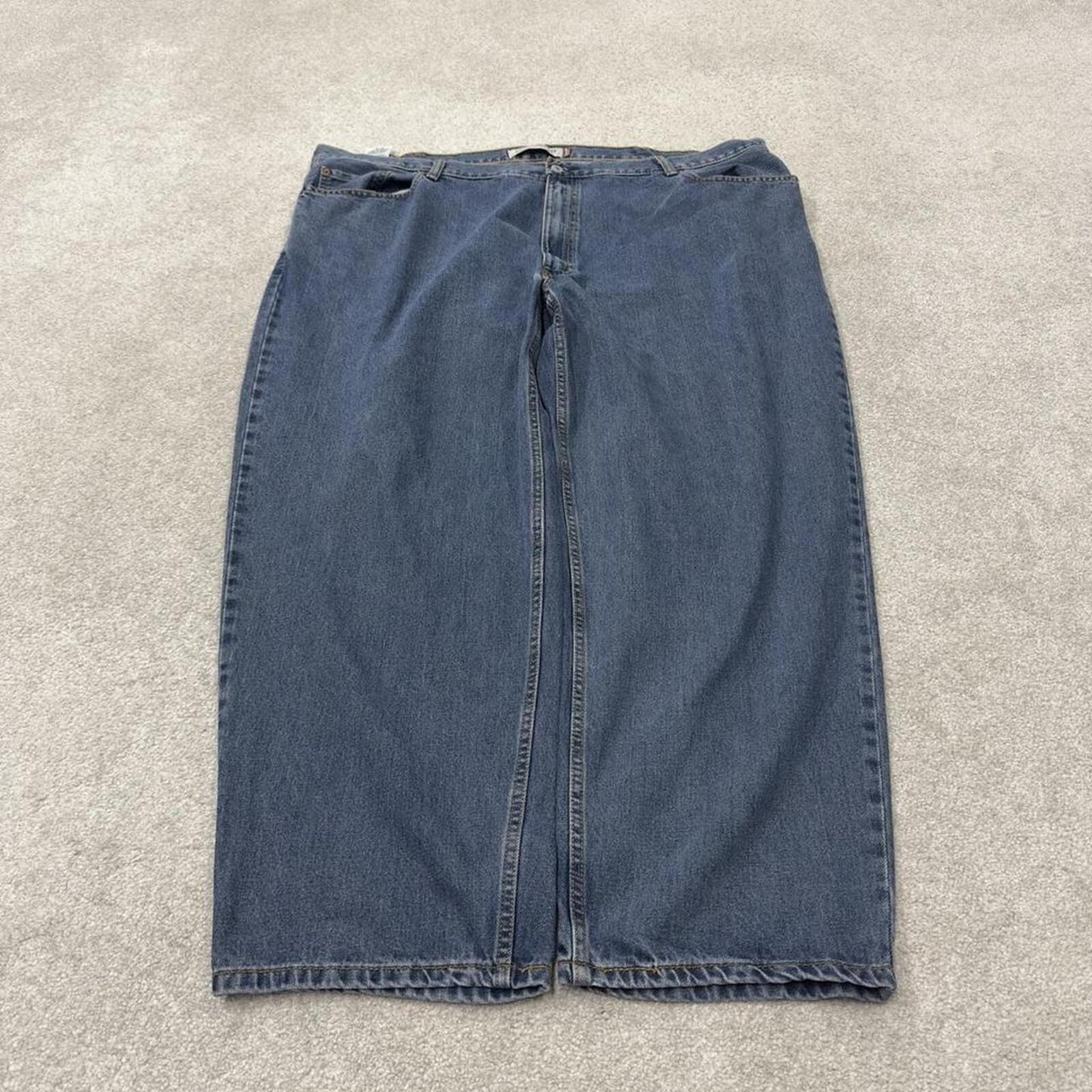 Levi’s 560 baggy jeans y2k blue Comfort fit wide leg denim pants red tab logo