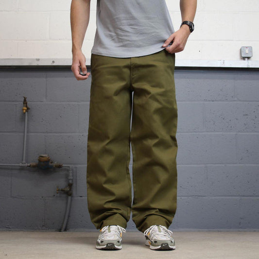 Dickies Skateboarding Pants W38L32 khaki twill chino 90s style skater pants