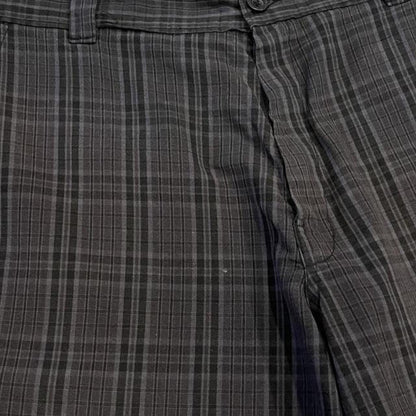 Dickies checkered chino shorts carpenter grey Chino check skater / surf shorts loose fit festival