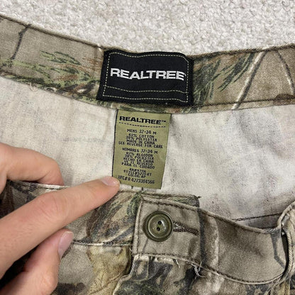 Realtree baggy camo cargo pants khaki Loose floaty leg Spartan camouflage hunting cargos