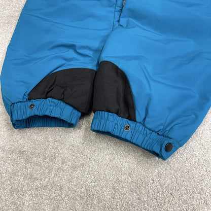 Columbia waterproof pants women's y2k blue insulated technical snow trousers