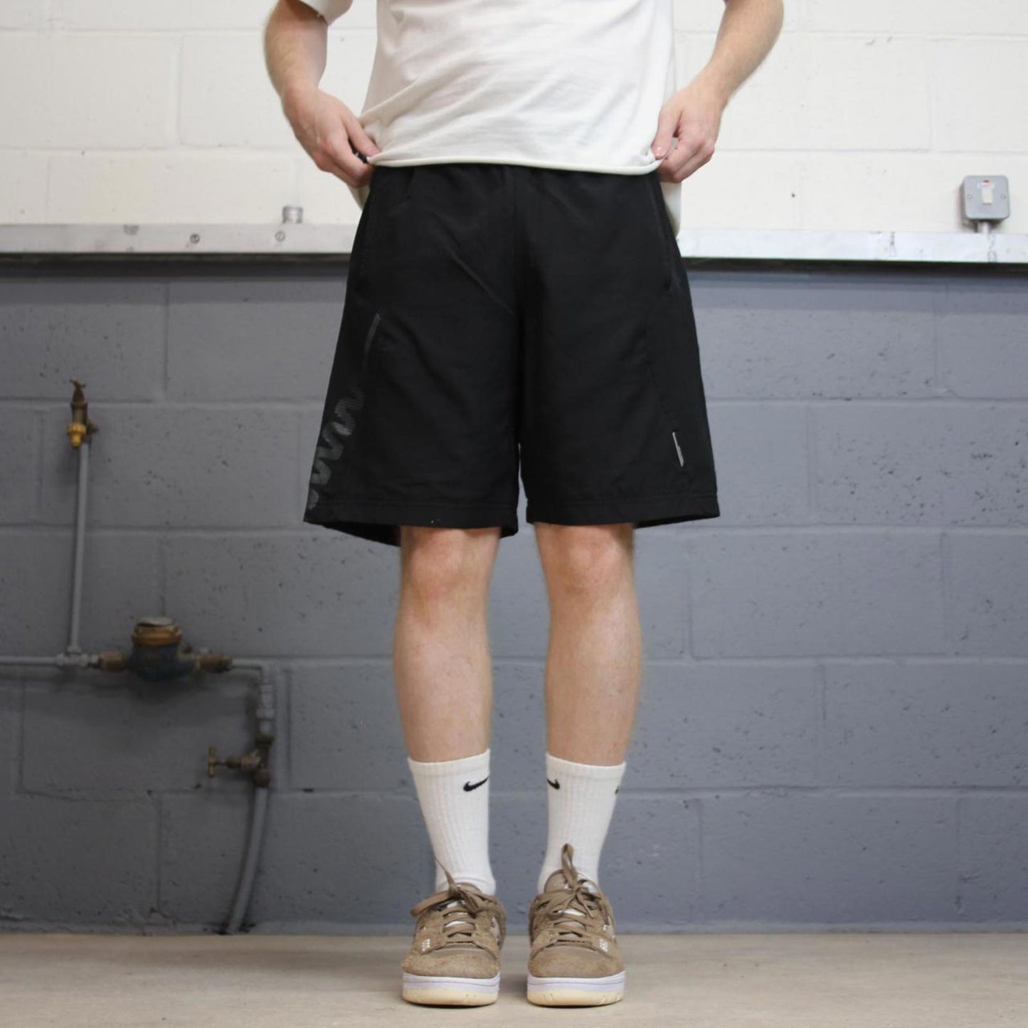 Baggy Reebok Y2K Sports Shorts Large