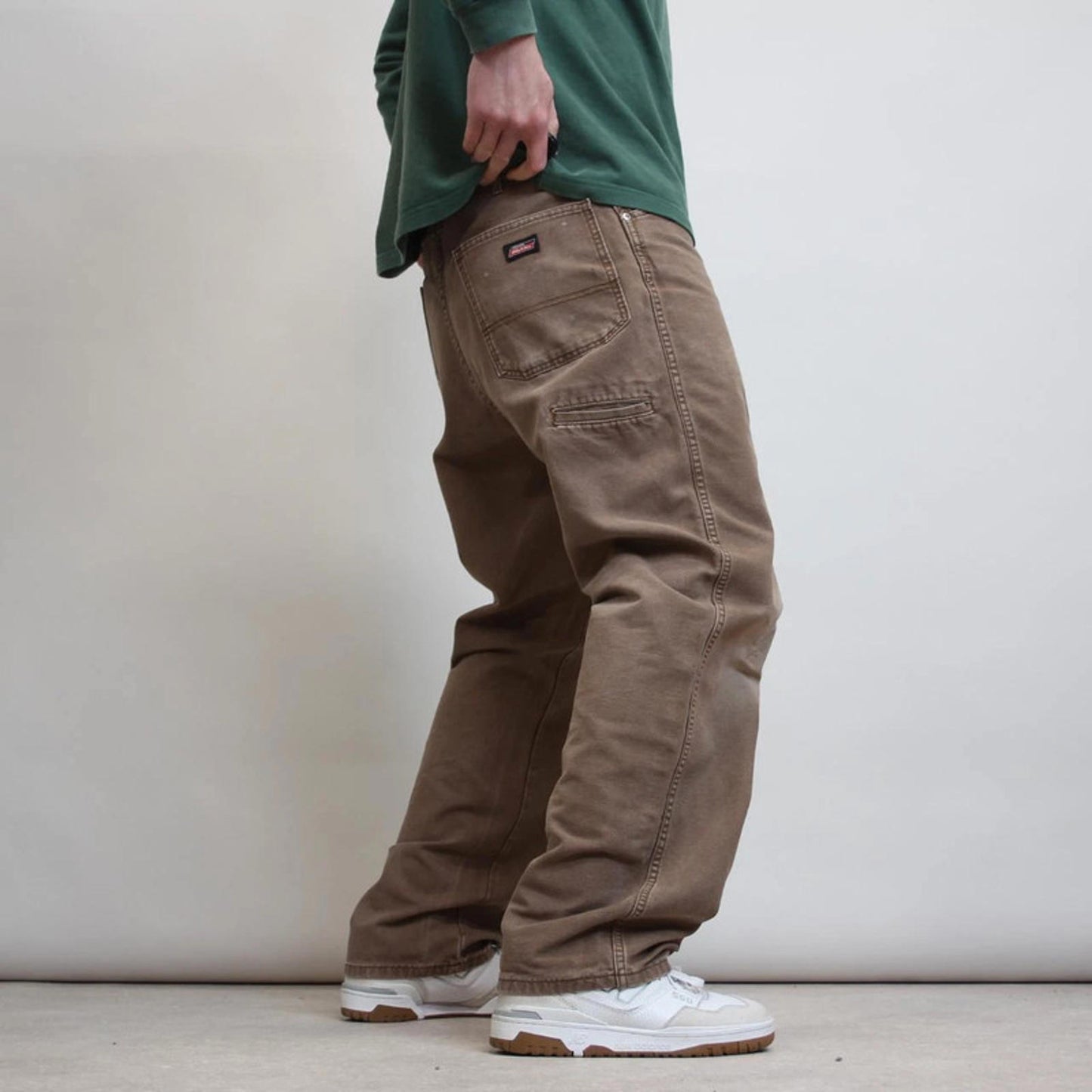 Dickies carpenter jeans W36 L32 brown loose canvas y2k skater cargos