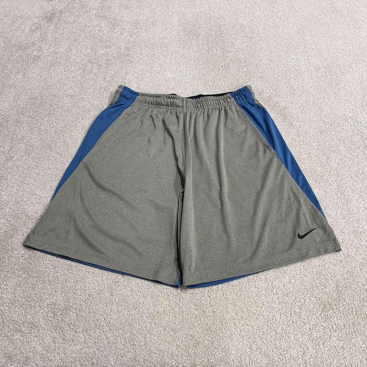 Nike baggy sports shorts y2k loose grey Dri-Fit comfy floaty summer gym shorts
