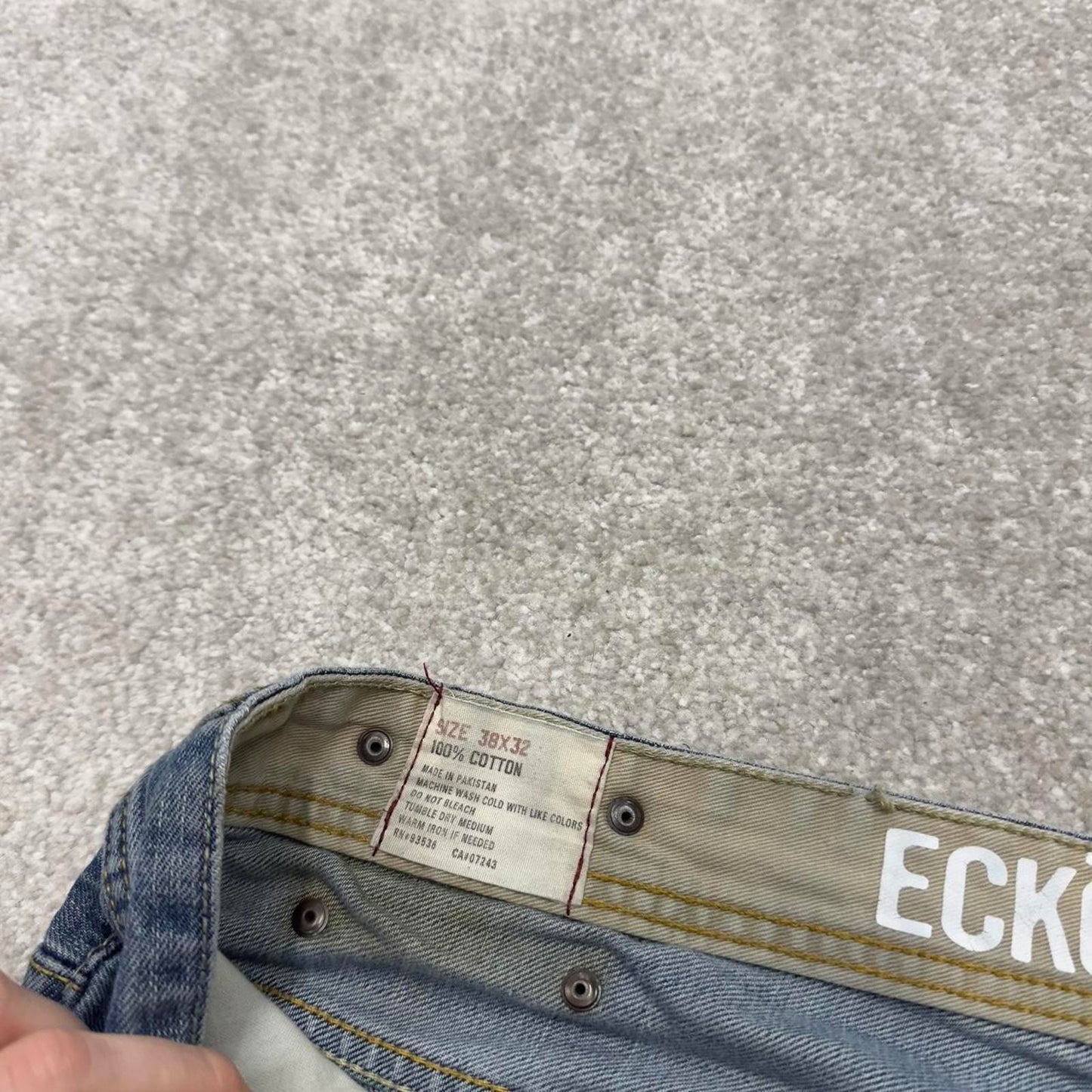 Y2K Ecko Unltd jeans W38 L33 loose embroidered hip hop style jeans