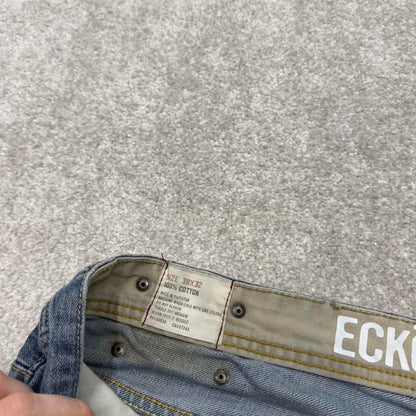 Y2K Ecko Unltd jeans W38 L33 loose embroidered hip hop style jeans