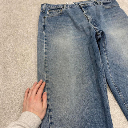 Y2K baggy Carhartt denim jeans blue Loose relaxed fit skate style workwear pants