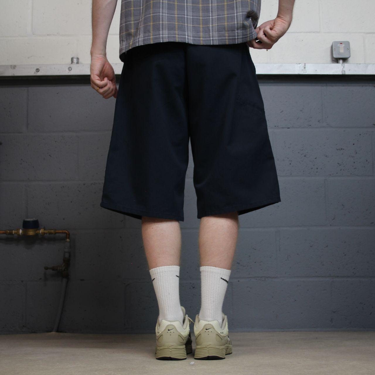 Dickies carpenter shorts chino navy Twill chino skater style shorts loose long leg
