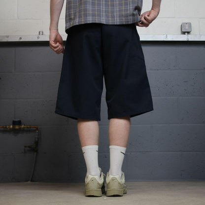 Dickies carpenter shorts chino navy Twill chino skater style shorts loose long leg