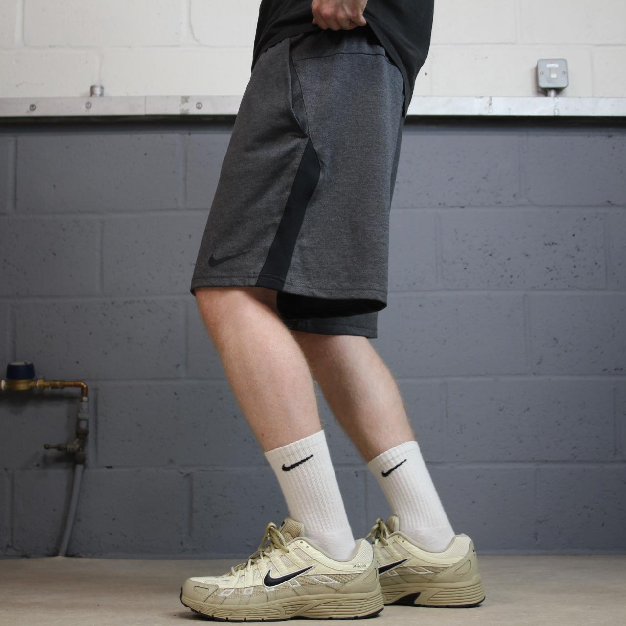 Nike sports shorts y2k loose grey Dri-Fit floaty summer gym shorts