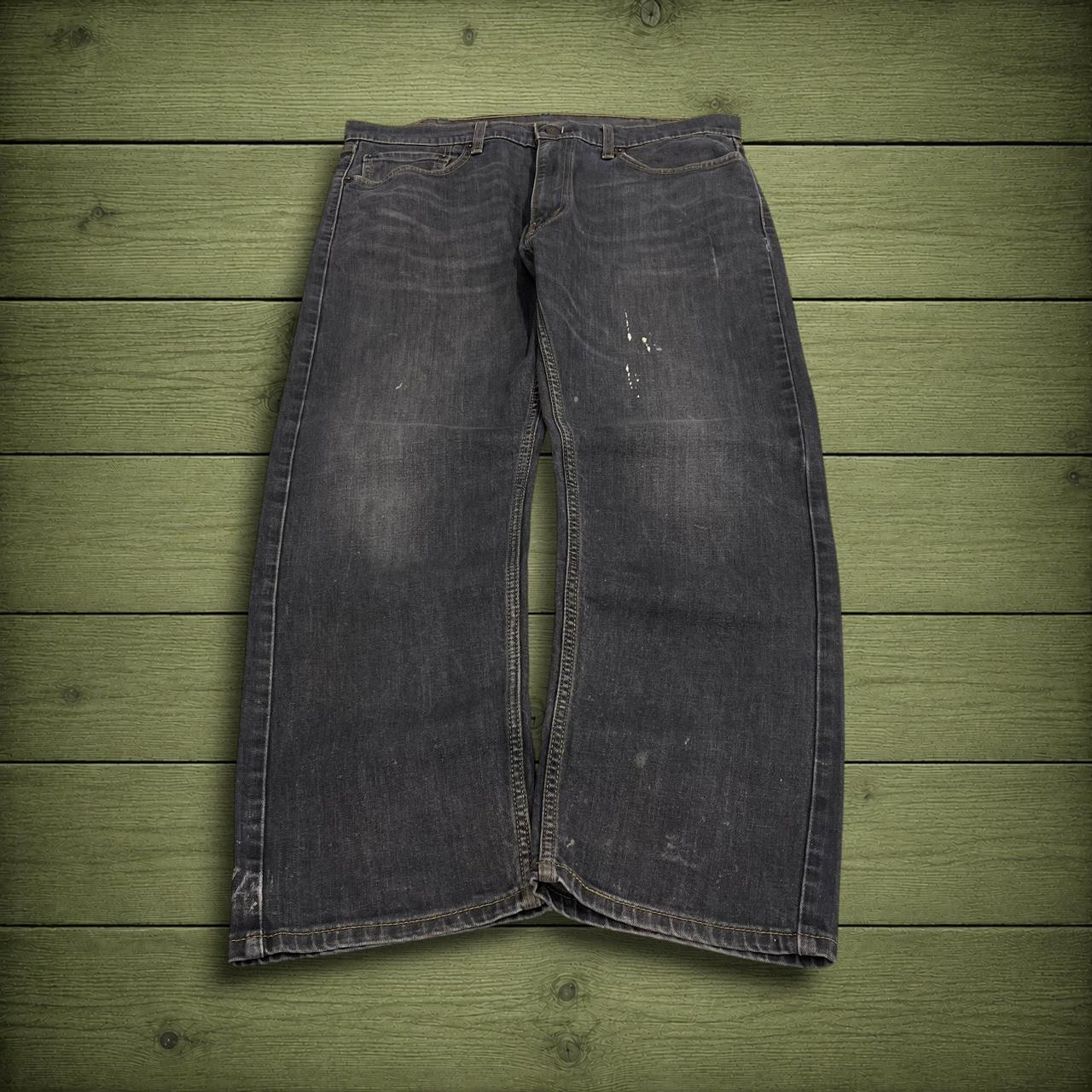 Y2K Levi’s 505 jeans straight leg washed black / grey Straight fit 5 pocket pants belt loops