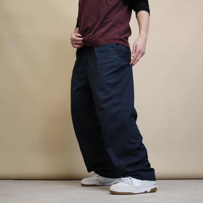 Navy Dickies 874 pants W44L32 twill style chino trousers skate style
