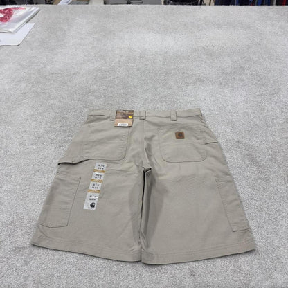 Carhartt carpenter shorts loose beige Loose fit canvasy skater style work shorts