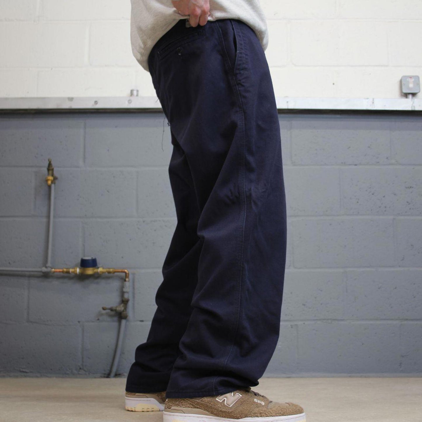 Y2K vintage Carhartt pants loose fit navy Skate style work pants CAT 2 fire resistant