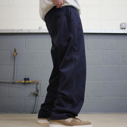 Y2K vintage Carhartt pants loose fit navy Skate style work pants CAT 2 fire resistant