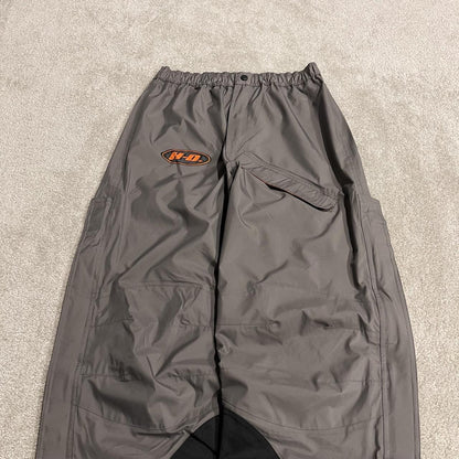 Harley Davidson waterproof bottoms grey Zip legs waterproof pants technical rain trousers